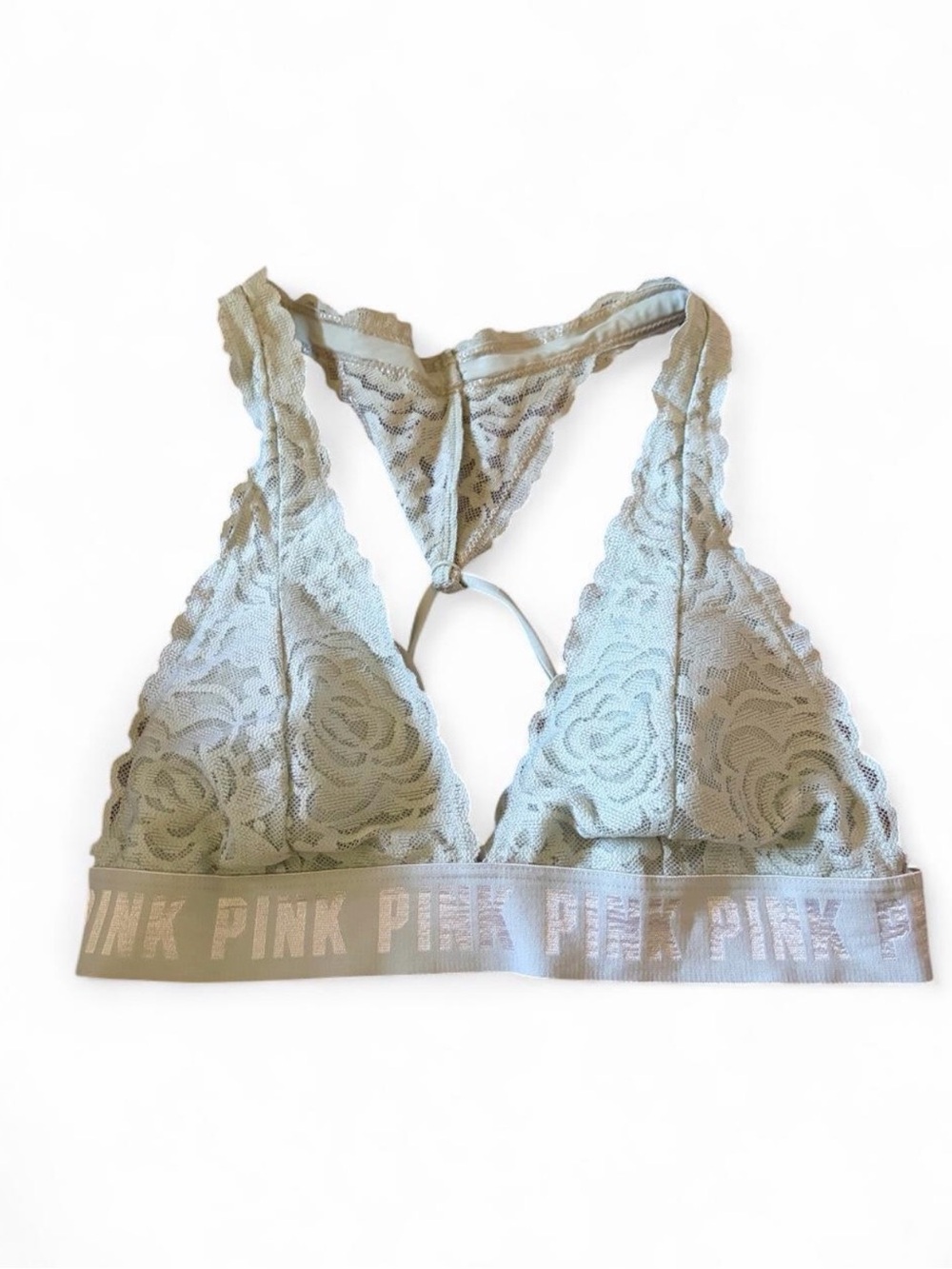 Victoria Secret light green lace bra